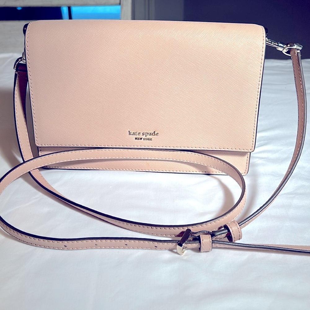 Kate Spade Crossbody Light Pink Convertible Handbag
